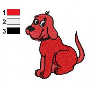 Clifford the Big Red Dog 11 Embroidery Design